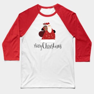 Merry Christmas Santa Baseball T-Shirt